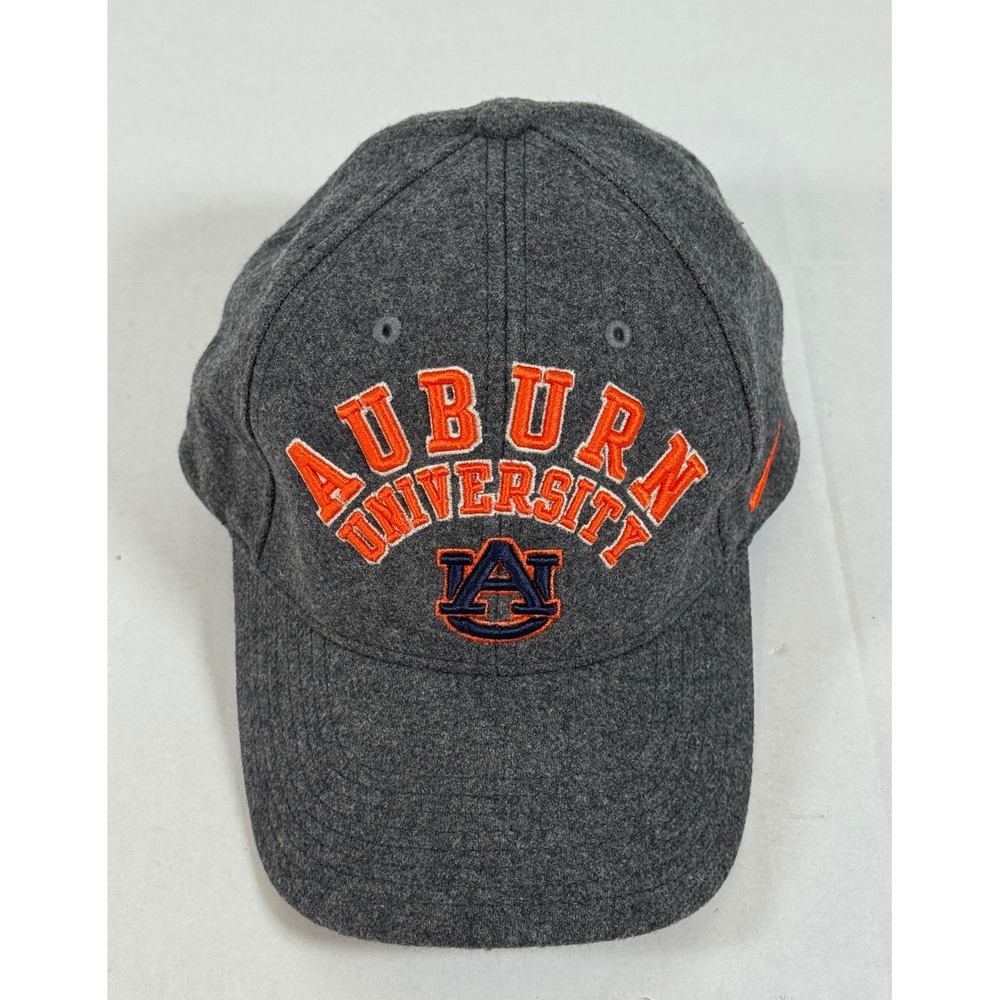 Nike Mens Auburn University Tigers Gray Hat Wool Blend Cap One Size Football
